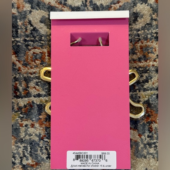 Betsey Johnson Gingerbread Lightweight Dangling Holiday Earrings - Picture 5 of 5